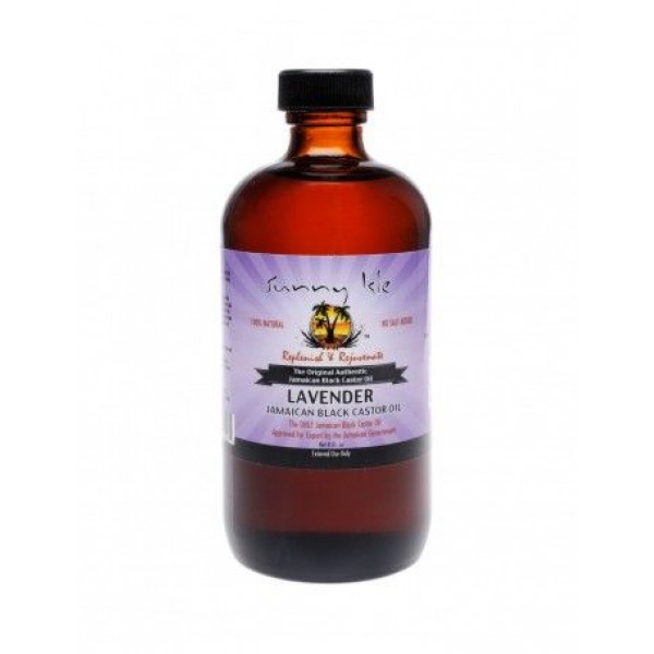 Sunny Isle Jamaican Black Castor Oil Lavender 8 oz